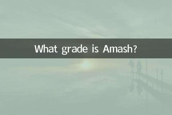 What grade is Amash?
