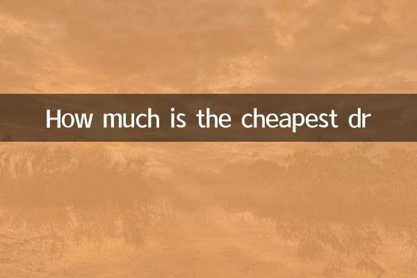 Wie viel kostet der günstigste Dr