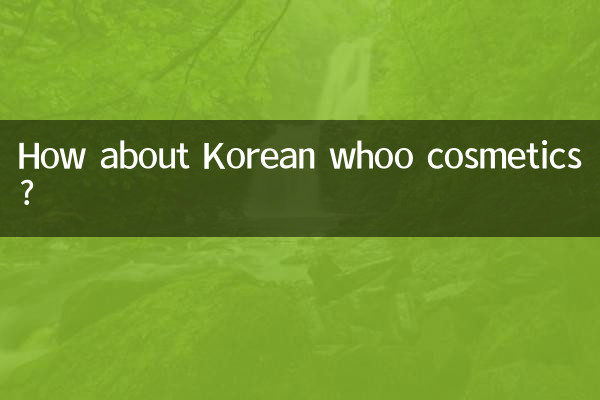 ¿Qué tal los cosméticos whoo coreanos?