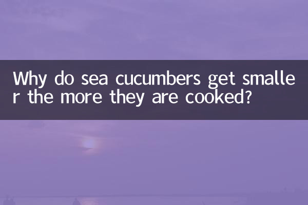 海參怎麼越煮越小