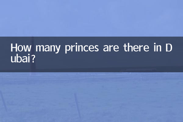 How many princes are there in Dubai?