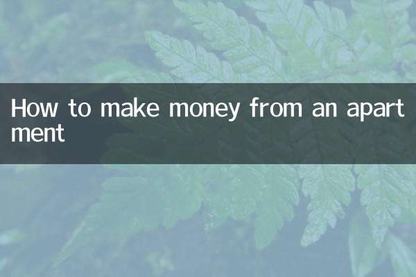 Comment gagner de l'argent avec un appartement