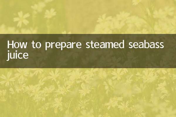 Como preparar suco de robalo cozido no vapor