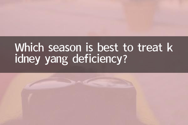 Which season is best to treat kidney yang deficiency?