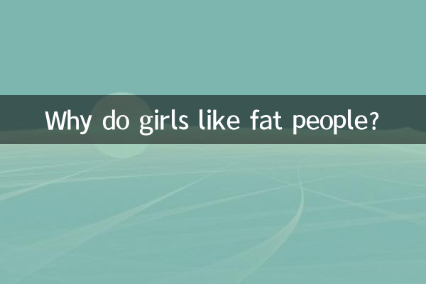 なぜ女の子は太っている人が好きなのですか？