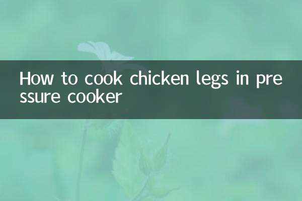 Comment faire cuire des cuisses de poulet dans une cocotte minute