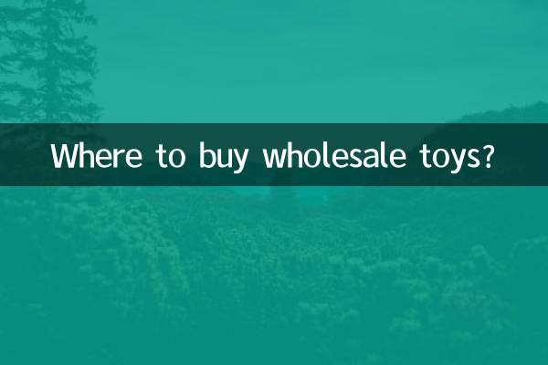 ہول سیل کھلونے کہاں خریدیں؟