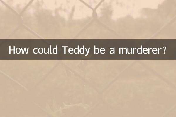 ¿Cómo podría Teddy ser un asesino?