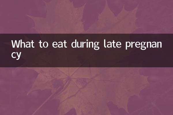 O que comer no final da gravidez