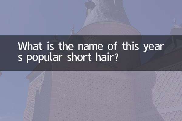 ¿Cómo se llama el pelo corto popular de este año?
