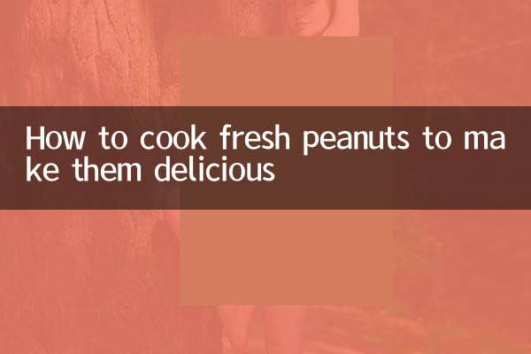 Cómo cocinar maní fresco para que quede delicioso