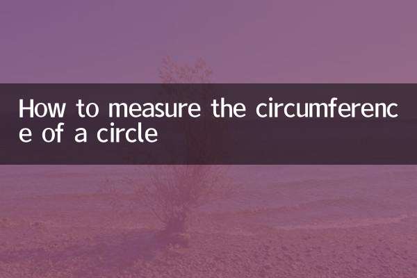 Cómo medir la circunferencia de un círculo