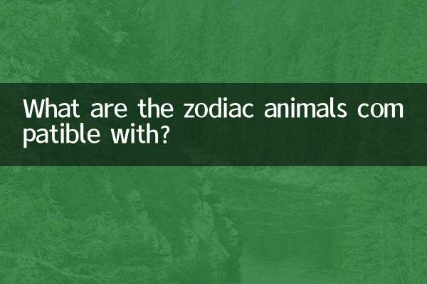 Womit sind die Tierkreistiere kompatibel?