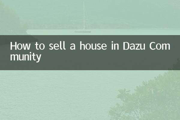 Como vender uma casa na comunidade Dazu