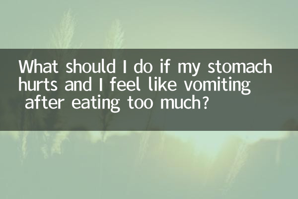 Cosa devo fare se mi fa male lo stomaco e ho voglia di vomitare dopo aver mangiato troppo?