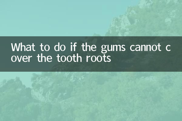 O que fazer se as gengivas não conseguirem cobrir as raízes dos dentes
