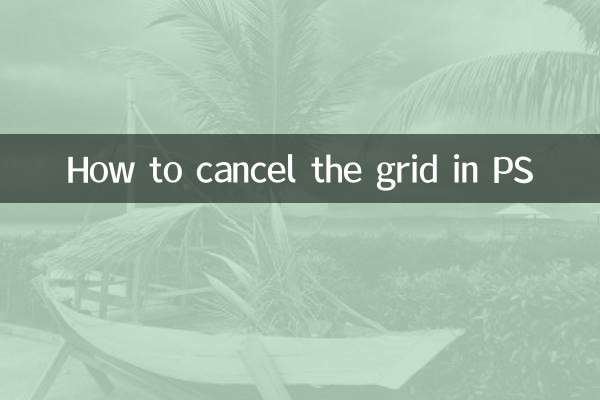 Come cancellare la griglia in PS