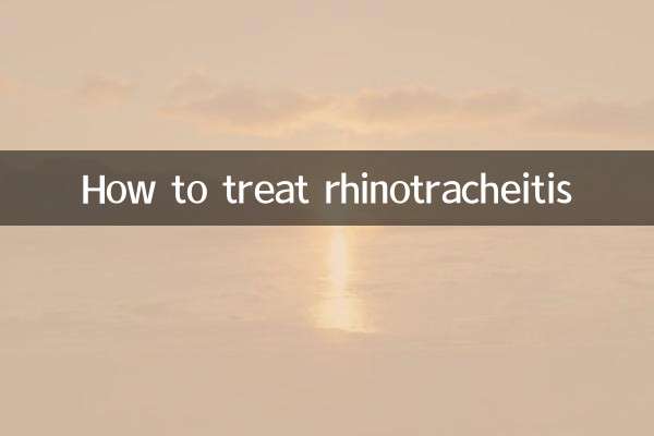 Come trattare la rinotracheite