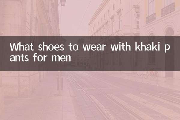 Welche Schuhe trägt man zu Khaki-Hosen für Männer?