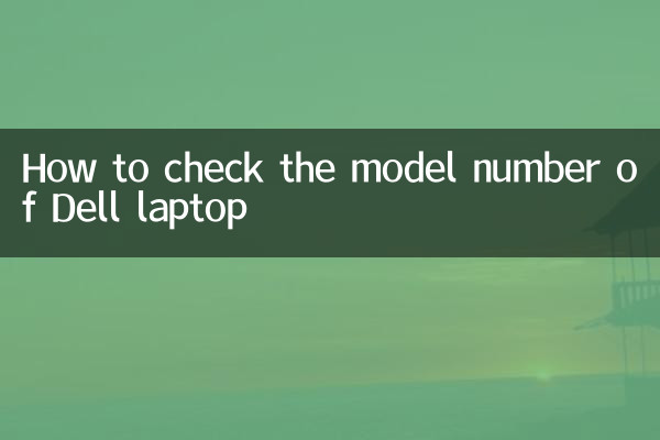 Come controllare il numero di modello del laptop Dell