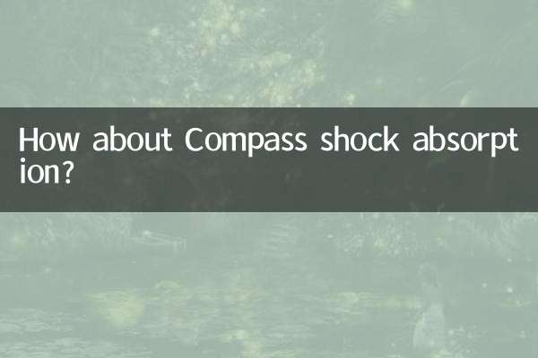 Qu’en est-il de l’absorption des chocs Compass ?