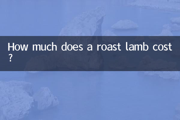 Combien coûte un agneau rôti ?