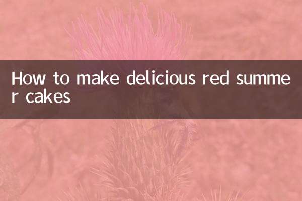 Come preparare delle deliziose torte estive rosse