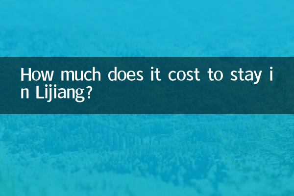 How much does it cost to stay in Lijiang?