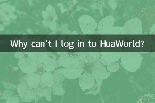 چرا نمی توانم به HuaWorld وارد شوم؟