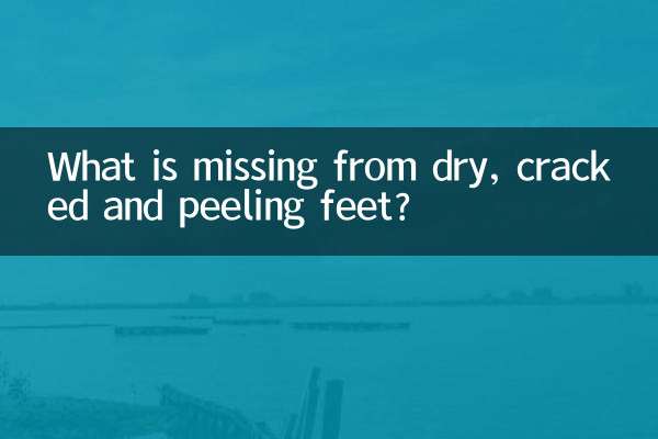 শুষ্ক, ফাটা এবং খোসা ছাড়ানো পা থেকে কি অনুপস্থিত?