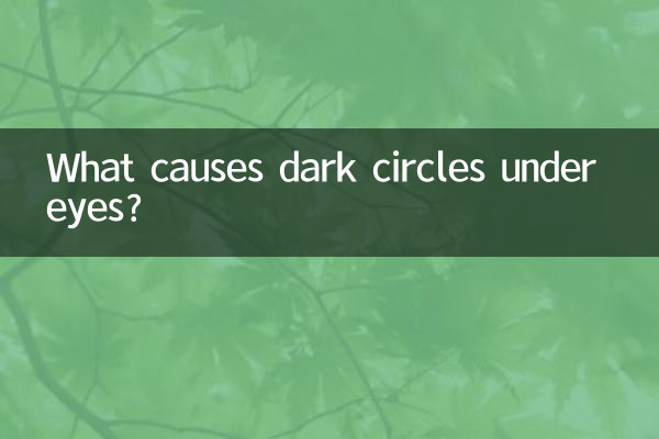 Was verursacht dunkle Ringe unter den Augen?