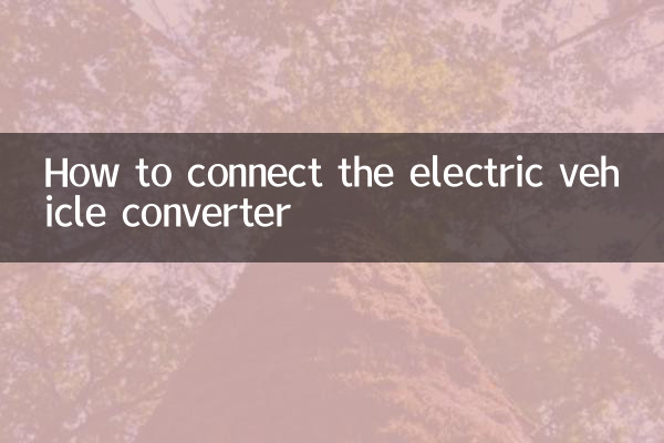 So schließen Sie den Konverter für Elektrofahrzeuge an