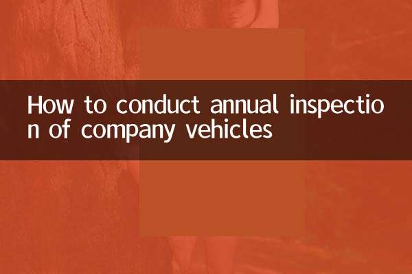 نحوه انجام بازرسی سالانه خودروهای شرکت
