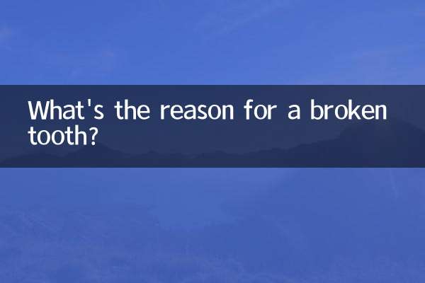 ما هو سبب كسر الأسنان؟