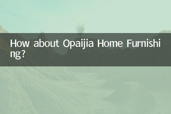 Che ne dici dell'arredamento per la casa Opaijia?