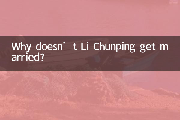 Pourquoi Li Chunping ne se marie-t-il pas ?