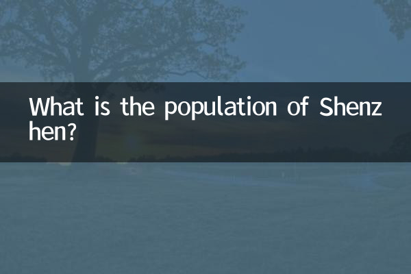 Quelle est la population de Shenzhen?