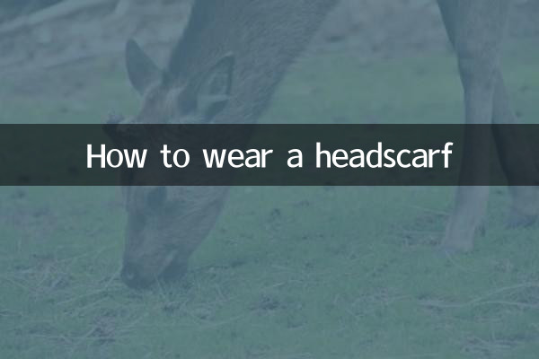 Wie trägt man ein Kopftuch?