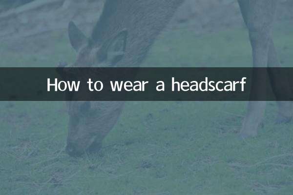हेडस्कार्फ़ कैसे पहनें