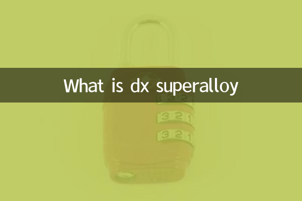 ما هو dx superalloy