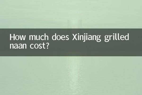 Wie viel kostet gegrilltes Naan aus Xinjiang?