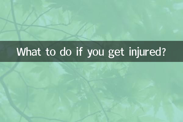 আহত হলে কি করবেন?