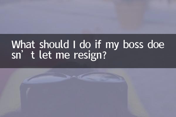 Was soll ich tun, wenn mein Chef mich nicht kündigen lässt?