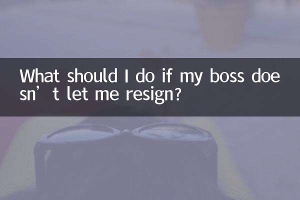 Was soll ich tun, wenn mein Chef mich nicht kündigen lässt?