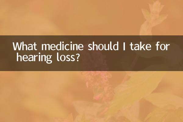 Quali medicine dovrei prendere per la perdita dell'udito?