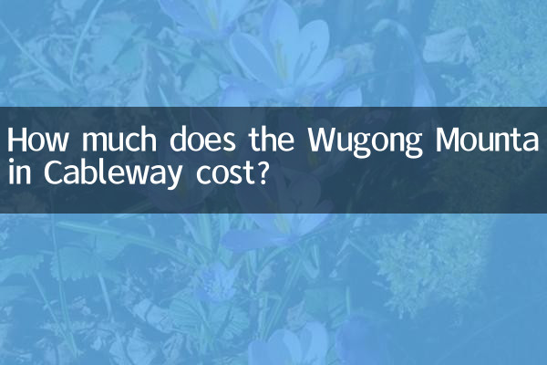 Quanto custa o teleférico da montanha Wugong?