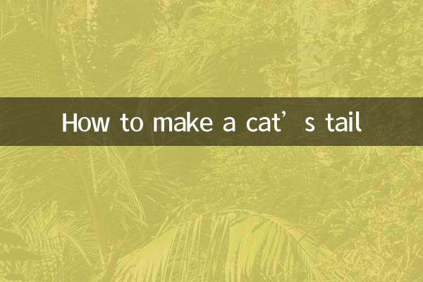 Come fare la coda di un gatto