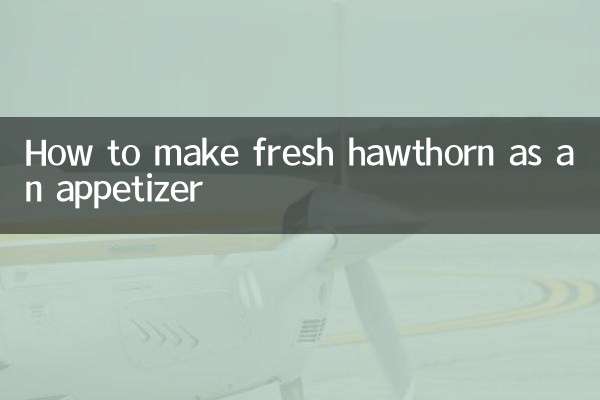 طريقة عمل الزعرور الطازج كفاتح شهية