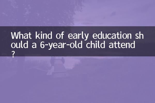 6歲孩子上什麼早教