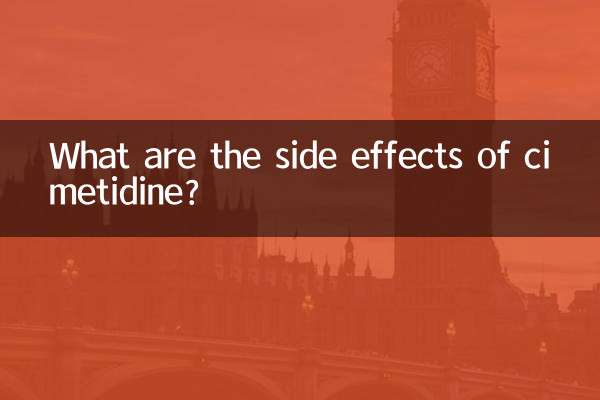 Каковы побочные эффекты циметидина?